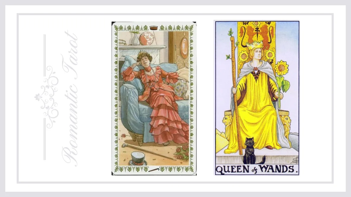 로맨틱타로 완드 여왕/완드 퀸 (Queen of Wands)해석