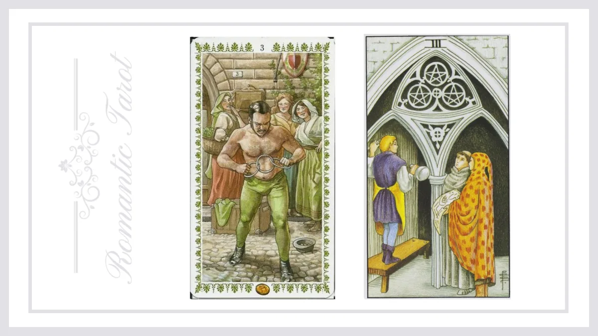 로맨틱타로 펜타클 3 (Three of Pentacles)해석