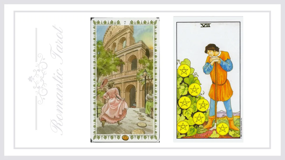 로맨틱타로 펜타클 7 (Seven of Pentacles)해석