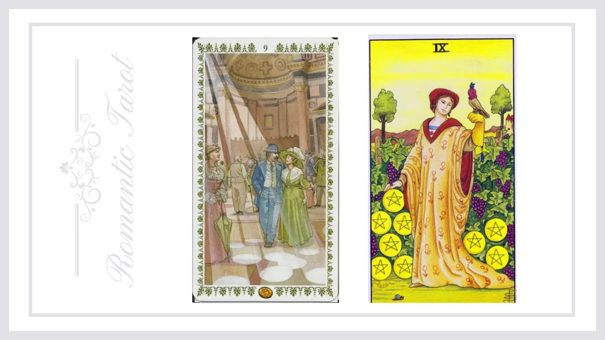 로맨틱타로 펜타클 9 (Nine of Pentacles)해석